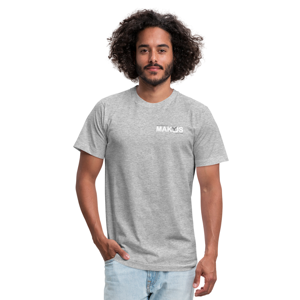 Unisex Jersey T-Shirt by Bella + Canvas - heather gray