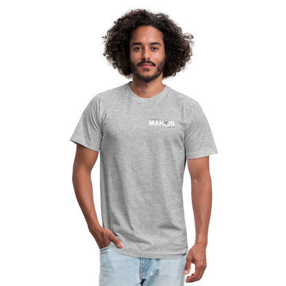 Unisex Jersey T-Shirt by Bella + Canvas - heather gray