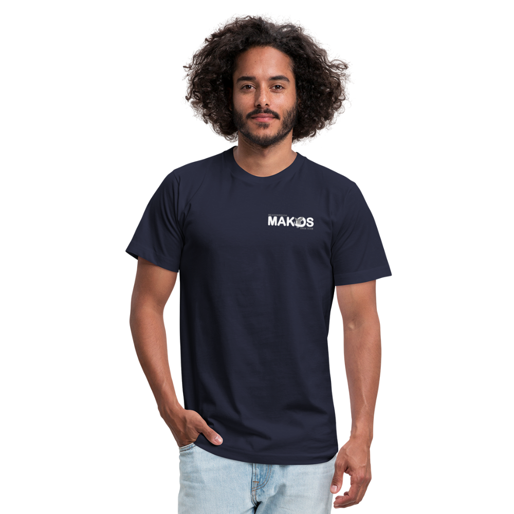 Unisex Jersey T-Shirt by Bella + Canvas - navy