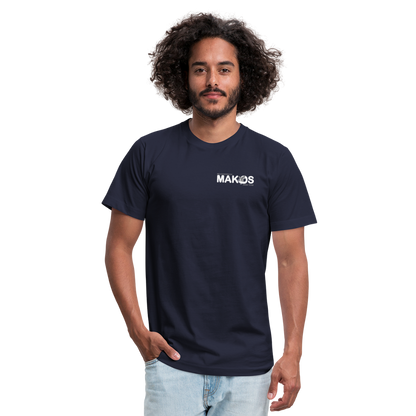 Unisex Jersey T-Shirt by Bella + Canvas - navy