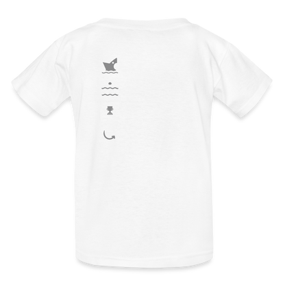 Hanes Youth Tagless T-Shirt - white