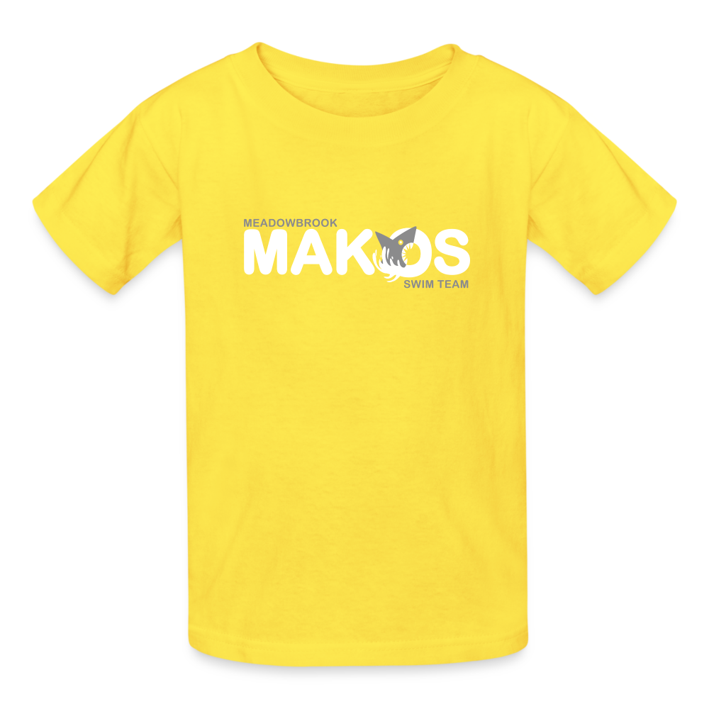 Hanes Youth Tagless T-Shirt - yellow