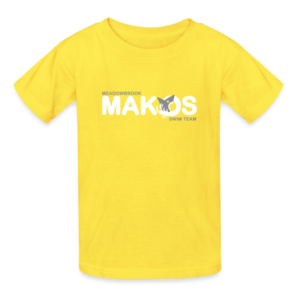 Hanes Youth Tagless T-Shirt - yellow