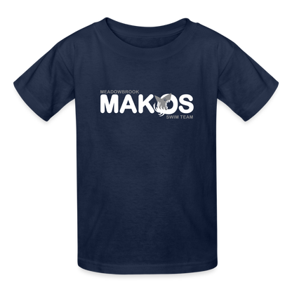 Hanes Youth Tagless T-Shirt - navy