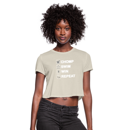 Women's Cropped T-Shirt - dust