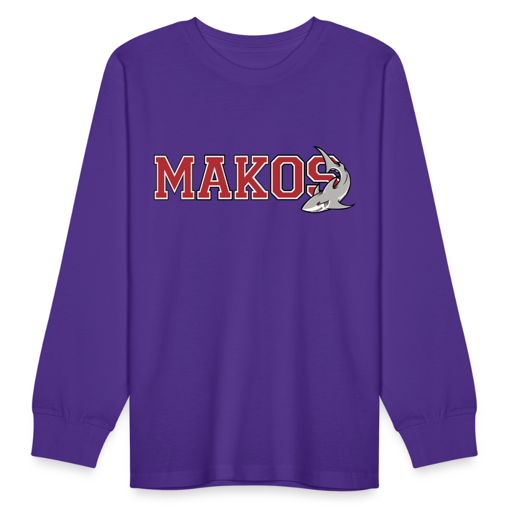 Kids' Long Sleeve T-Shirt - dark purple