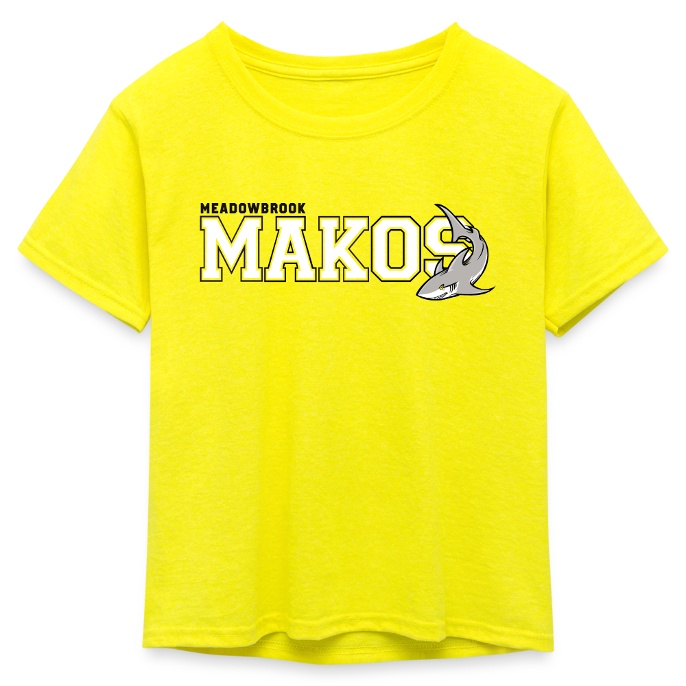 Kid's 50/50 Neon T-Shirt - neon yellow