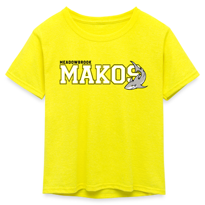 Kid's 50/50 Neon T-Shirt - neon yellow