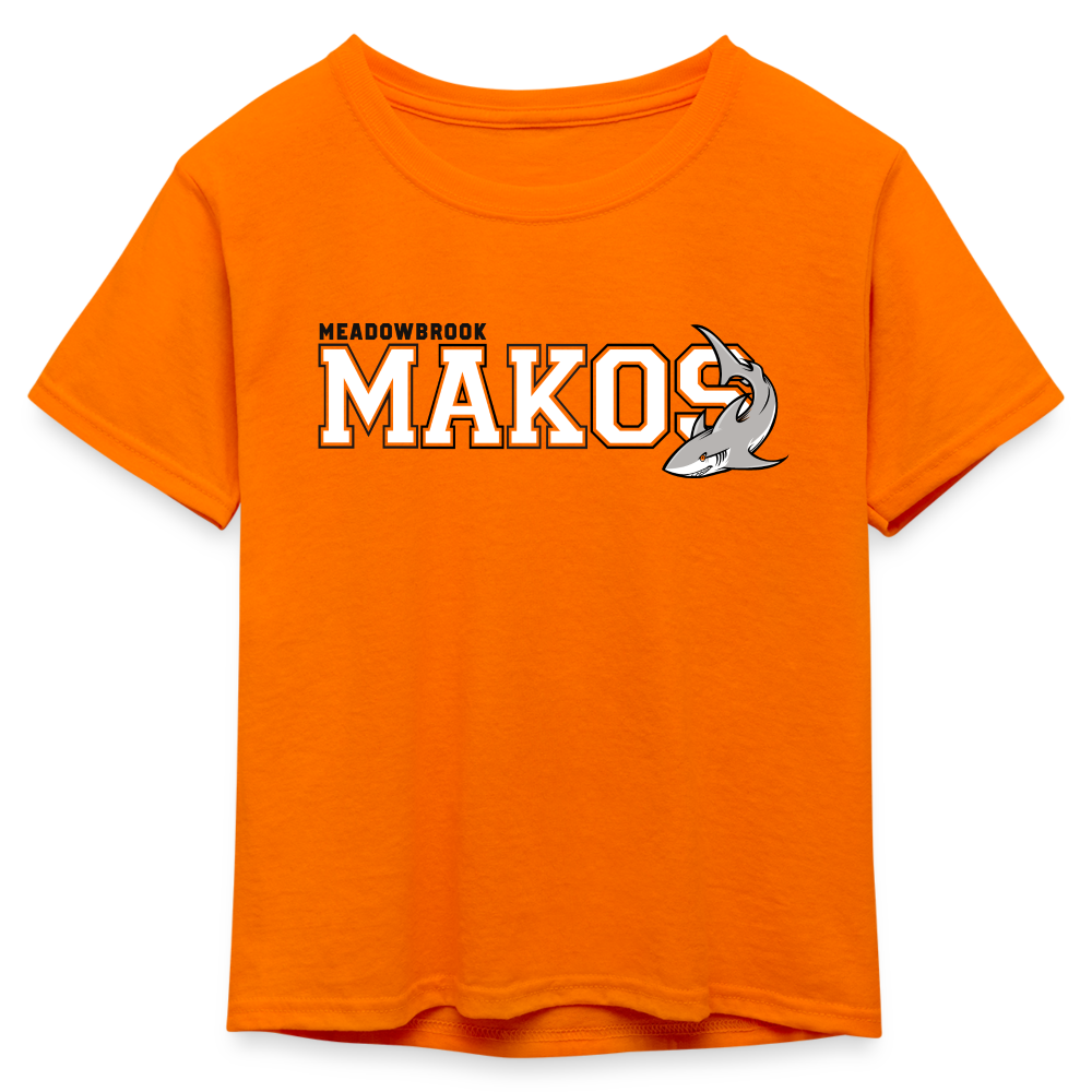 Kid's 50/50 Neon T-Shirt - neon orange