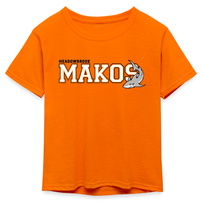 Kid's 50/50 Neon T-Shirt - neon orange